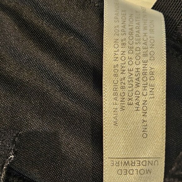 Livi Active Molded Underwire Sports Bra Womens 40F Black Gray High Support - Picture 5 of 15